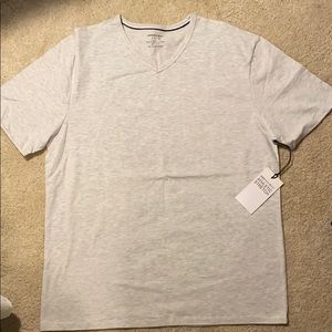 Men’s paper denim and cloth grey stretch t shirt